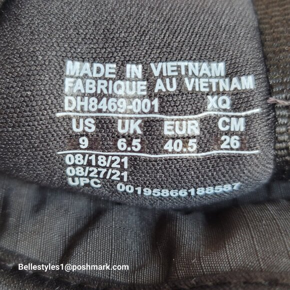 NIKE Asuna 2 Sporty Quilted Slide Sandals- Black/White color- Women’s Size: 9 ⭐ - Picture 15 of 16